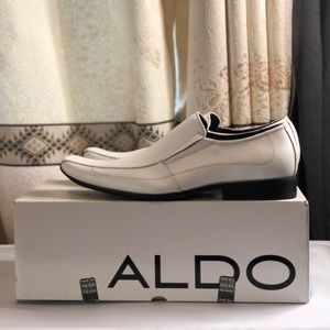 ALDO white Henard slip in loafers